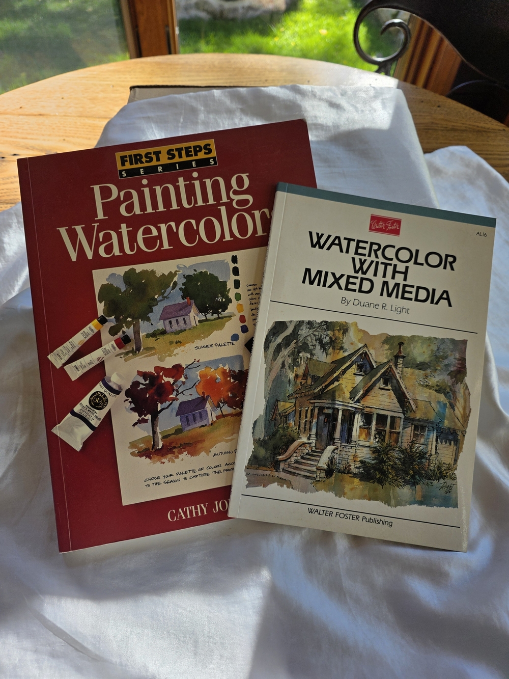 Two Vintage Watercolor Art Books Easy-to-Learn Ways to Paint 1989 & 1995